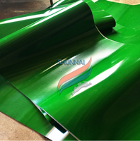 绿色PVC输送带 绿平皮带 平面工业传送带